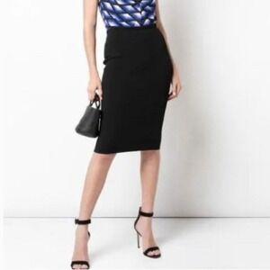 Diane von Furstenberg Black Marta‎ Pencil Skirt Women's Size 2